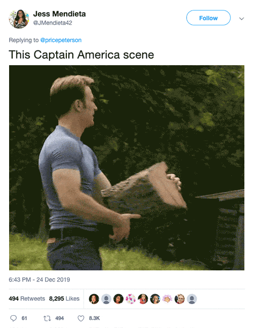website - Jess Mendieta Mendieta 42 propeterson This Captain America scene 494 8,296 90 . 61 494