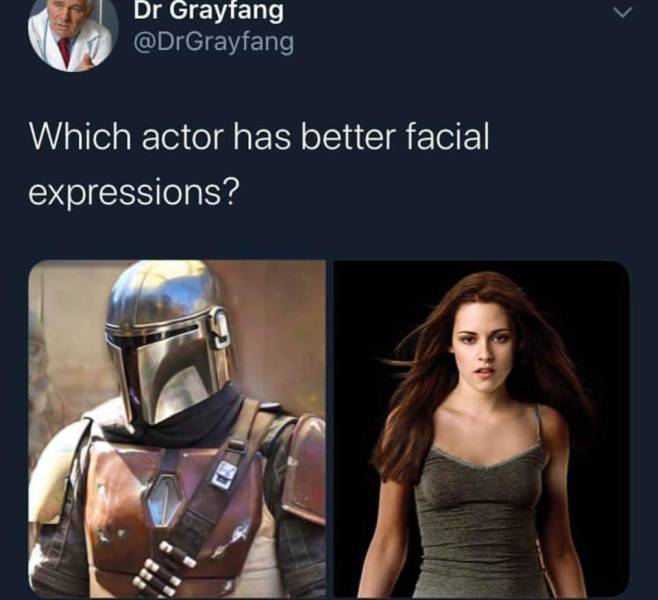 actor has better facial expressions - Dr Graytang Which actor has better facial expressions?