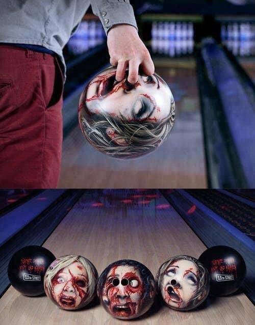 zombie bowling ball