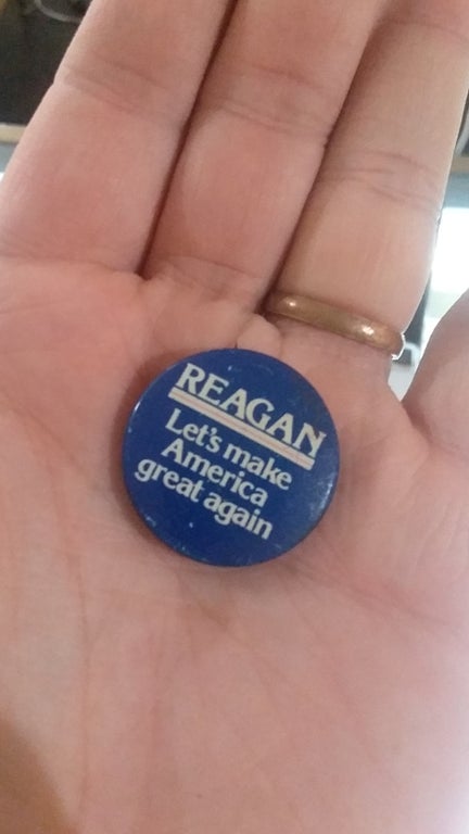 nail - Reagan Let's make America great again