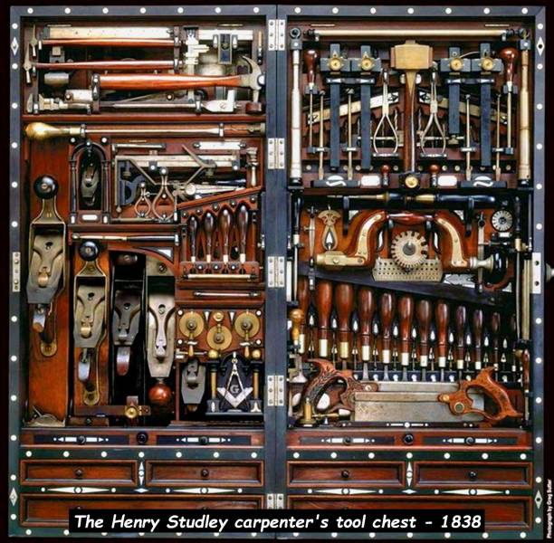 studley tool chest - Grosu The Henry Studley carpenter's tool chest 1838