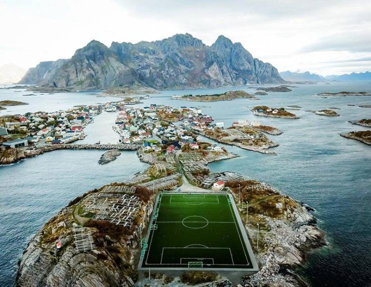 norway football pitch