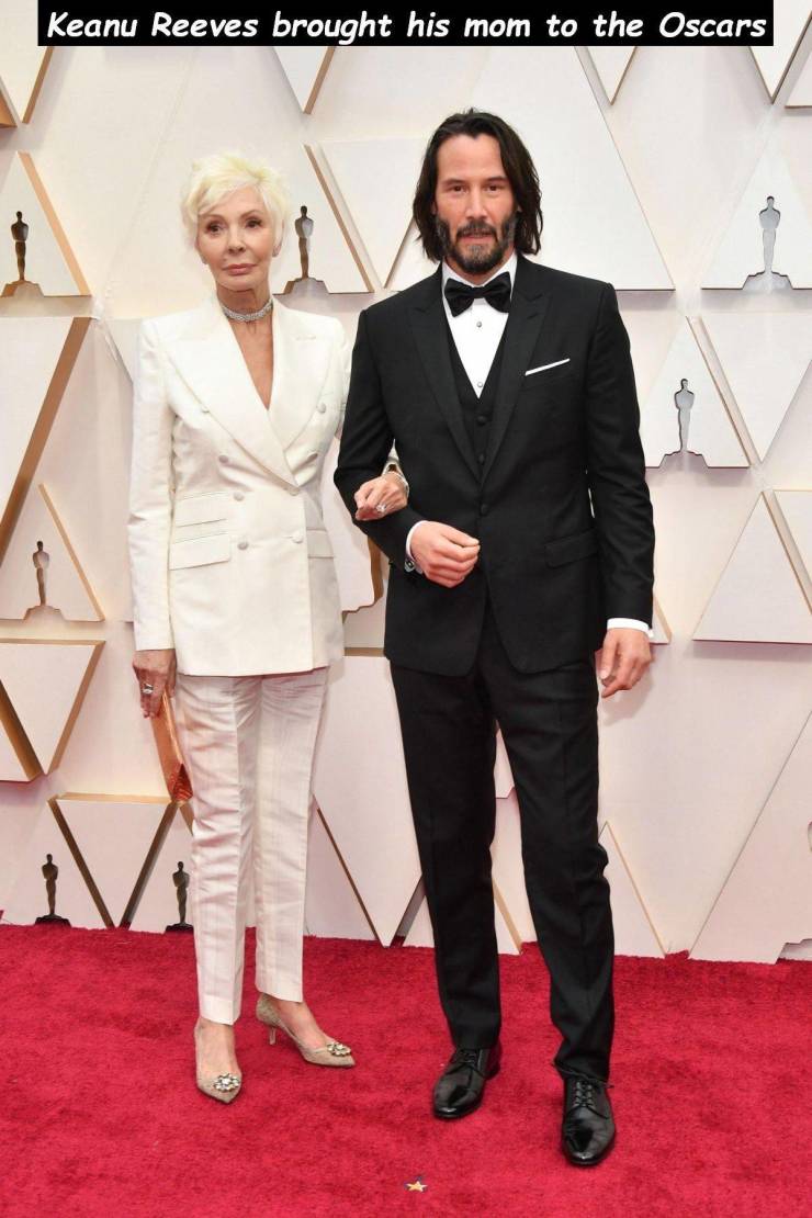 92nd Academy Awards - Keanu Reeves brought his mom to the Oscars