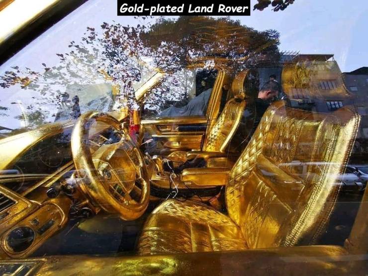 scrap - Goldplated Land Rover