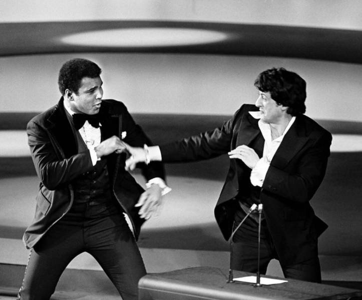 muhammad ali and sylvester stallone