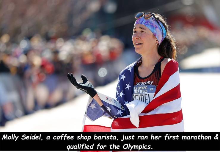 headgear - saucony Is. Olympic Team Trials Ceidel Molly Seidel, a coffee shop barista, just ran her first marathon & qualified for the Olympics.