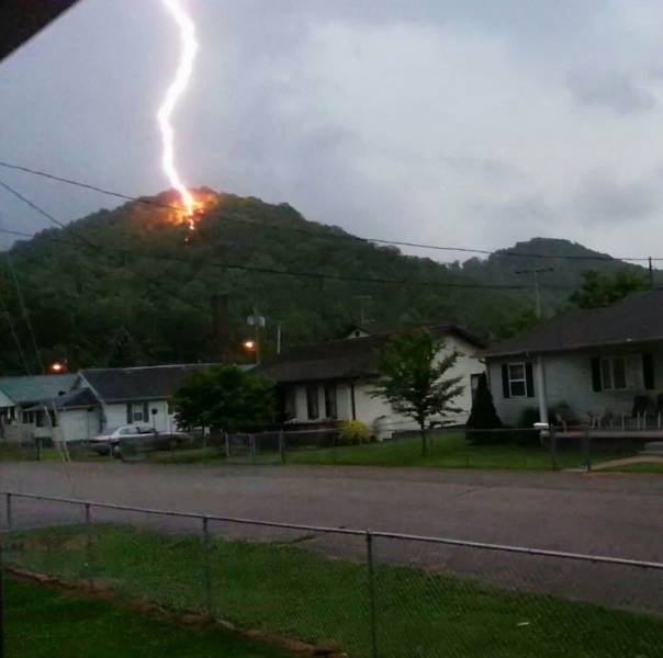 wildfire lightning