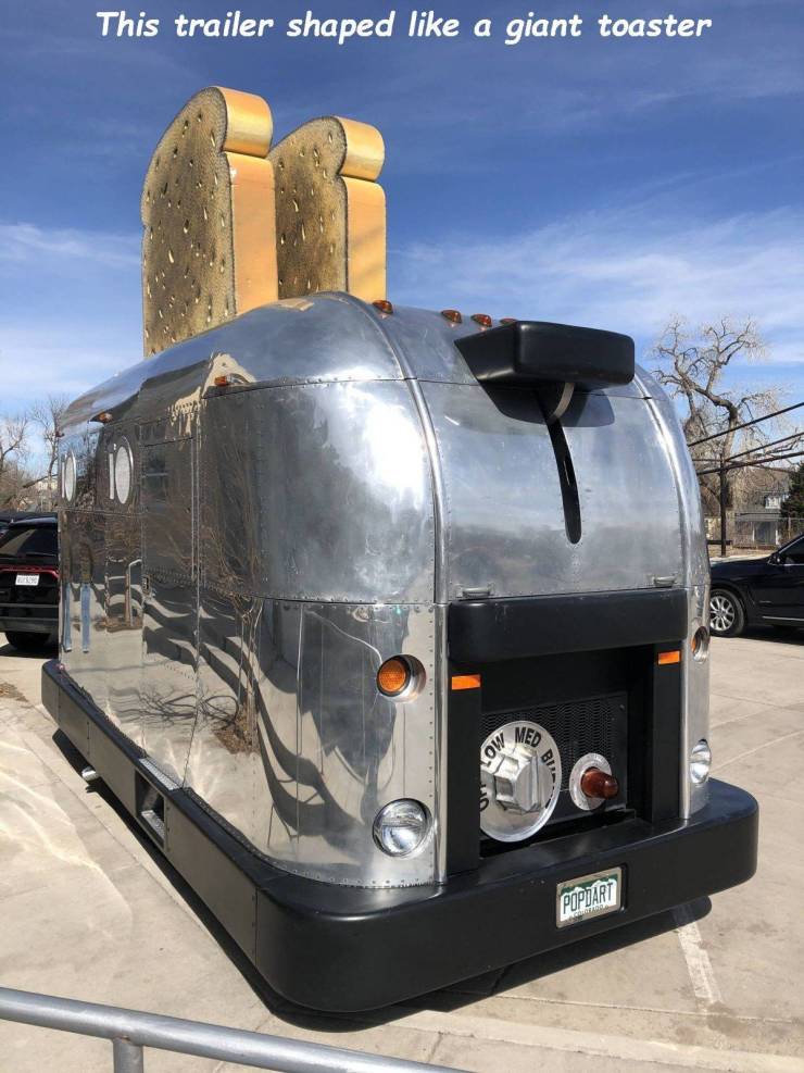 travel trailer - This trailer shaped a giant toaster Sv Bi Popdart