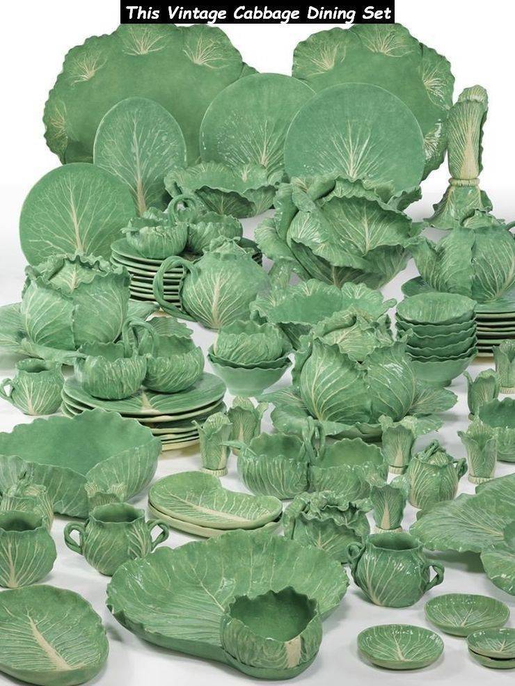 cabbage - This Vintage Cabbage Dining Set |