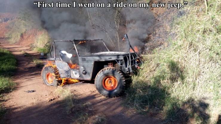 off roading - First time I went on a ride on my new jeep