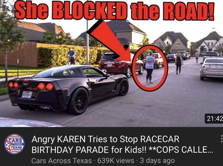 supercar - She Blocked the Road! Cars Angry Karen Tries to Stop Racecar Texas Birthday Parade for Kids!! Cops Calle... Cars Across Texas. 6396 views 3 days ago