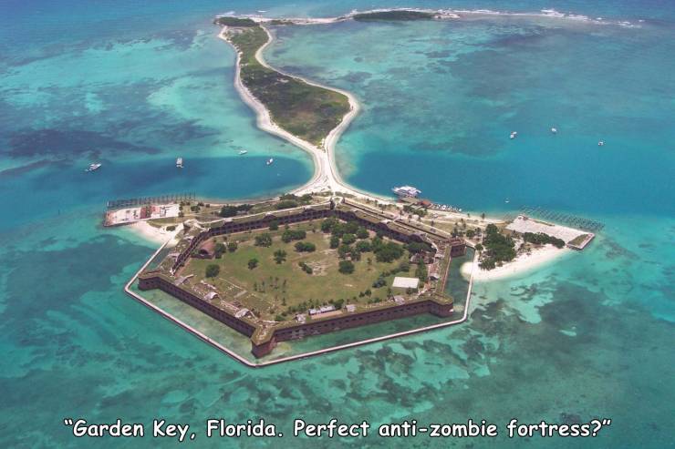 dry tortugas national park - "Garden Key, Florida. Perfect antizombie fortress?"