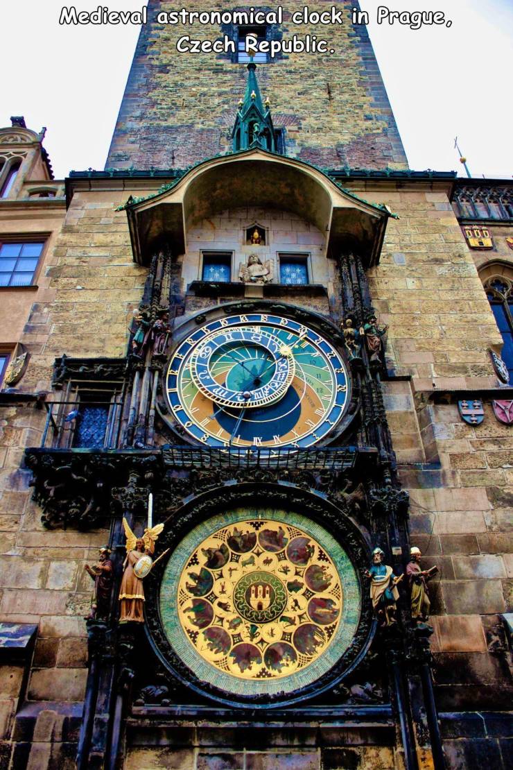 prague astronomical clock - Medieval astronomical clock in Prague, Czech Republic. 2 2