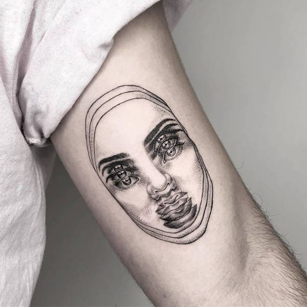 double vision tattoo