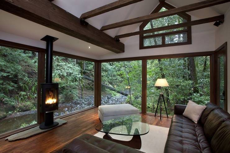forest house interior design