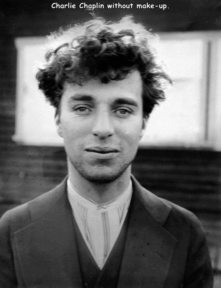 charlie chaplin - Charlie Chaplin without makeup.
