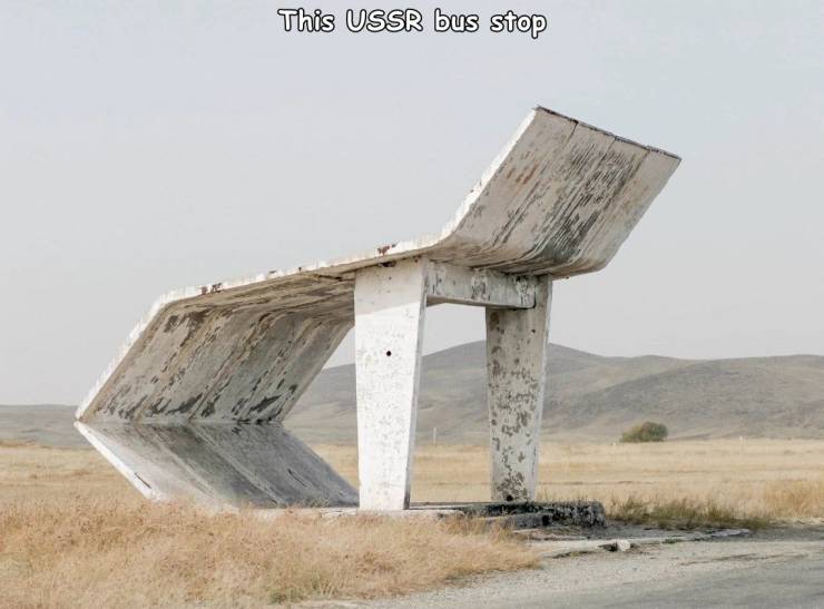 soviet bus stops - This Ussr bus stop