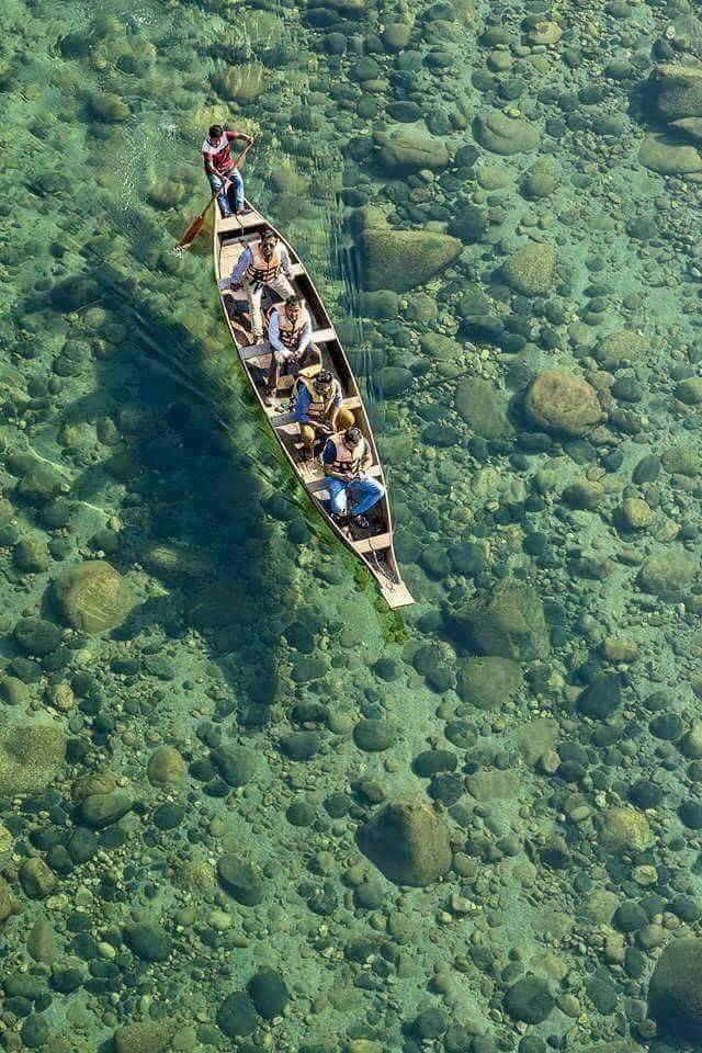 crystal clear lake in india