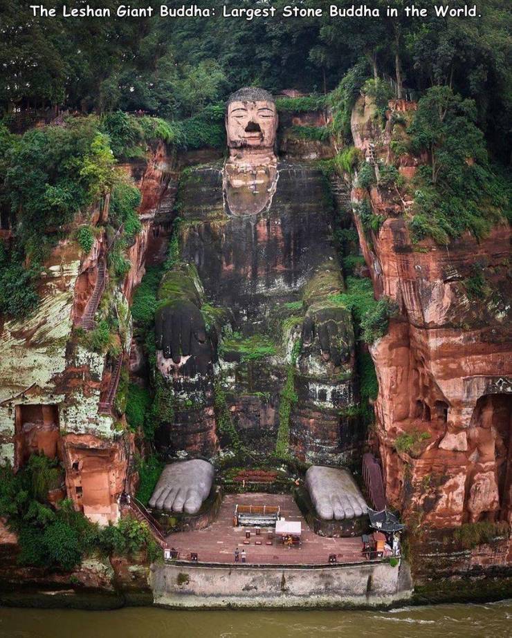 The Leshan Giant Buddha Largest Stone Buddha in the World.