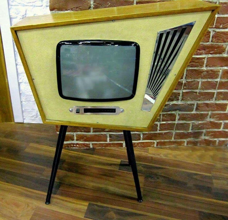 vintage mid century modern tv