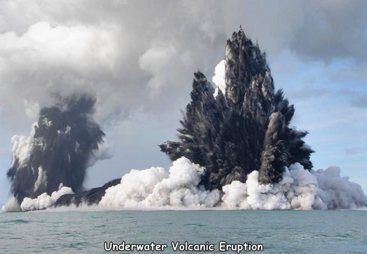 tonga underwater volcano - Underwater Volcanic Eruption