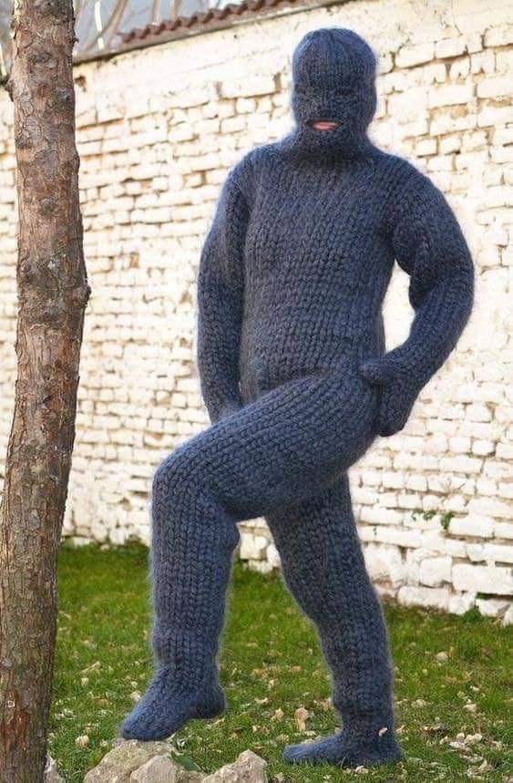 knitted catsuit