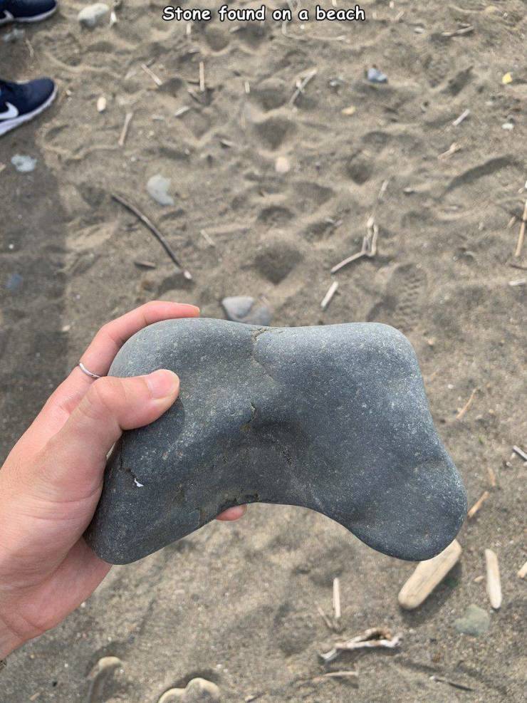 Stone found on a beach