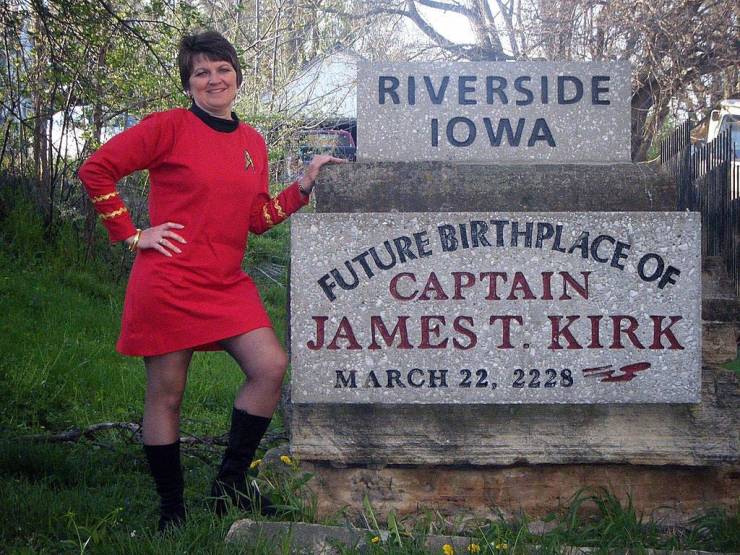riverside - Future Birthplace Of Riverside 10 Wa Captain James T. Kirk