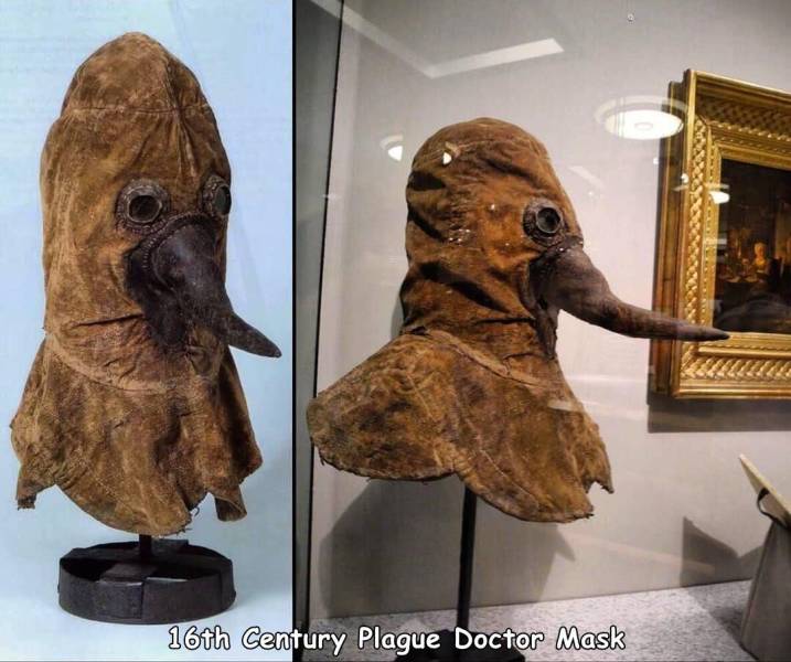 authentic plague doctor mask - 16th Century Plague Doctor Mask