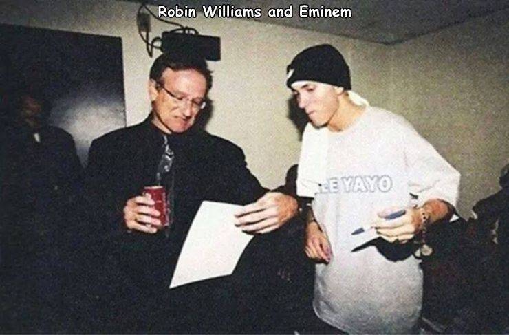 eminem and robin williams - Robin Williams and Eminem Eb Yayo