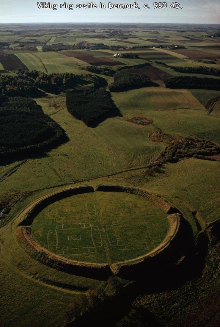 trelleborg denmark - Viking ring castle in Denmark, C. 980 Ad.