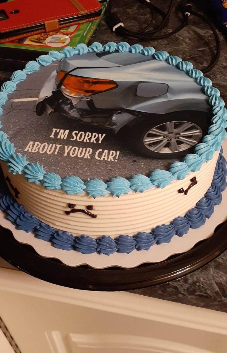 random pics and memes - buttercream - I'M Sorry About Your Car!
