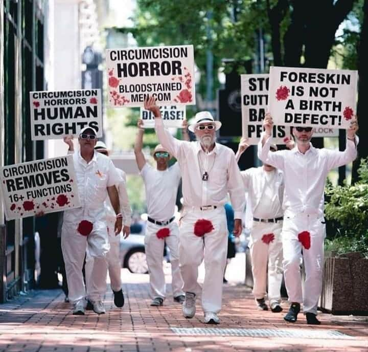 random pics and memes - circumcision protest - Circumcision Horror Bloodstained Men.Com Di Fase! Circumcision Horrors Human Rights Foreskin Sto Is Not Cutt A Birth Be Defect! Pf Is Lock Circumcision "Removes 16 Functions