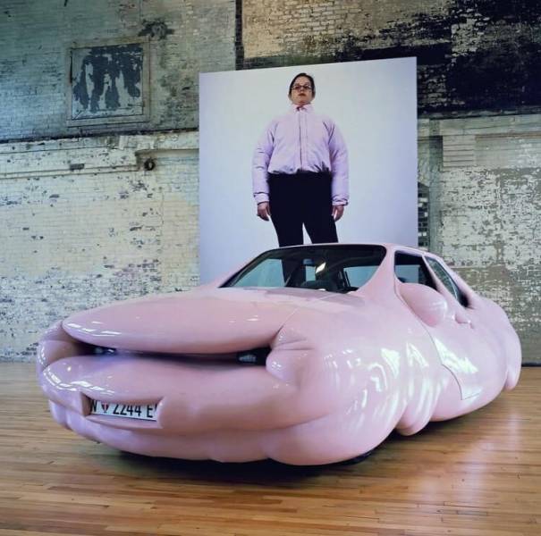 pink human flesh car