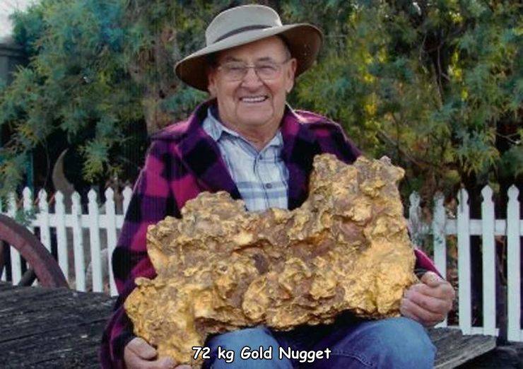 funny random pics - 78 kg gold nugget - 72 kg Gold Nugget
