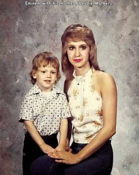 cool pics - eminem deborah r nelson mathers - Eminem with his mother, Debbie Mathers.