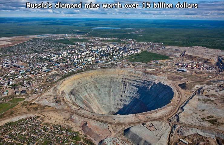 cool pics - russian diamond mine - Russia's diamond mine worth over 15 billion dollars
