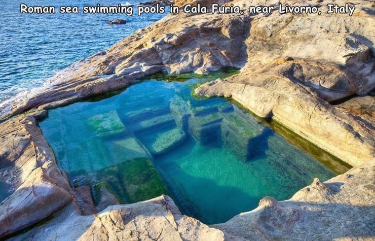 cala atlantis ibiza - Roman sea swimming pools in Cala Furia, near Livorno, Italy