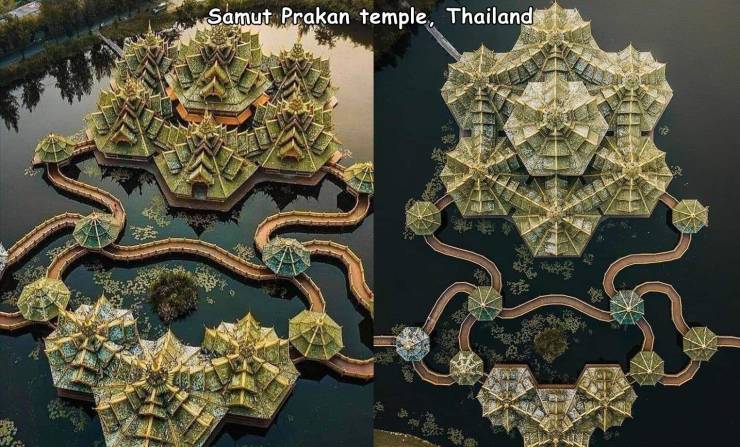 samutprakan fractal temple - Samut Prakan temple, Thailand