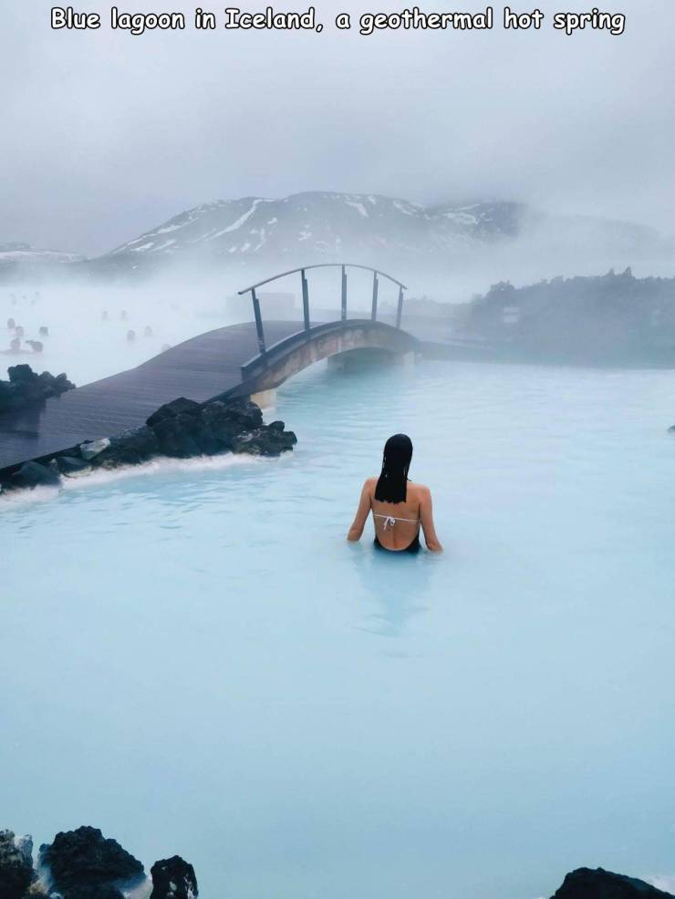 iceland blue lagoon tour - Blue lagoon in Iceland, a geothermal hot spring