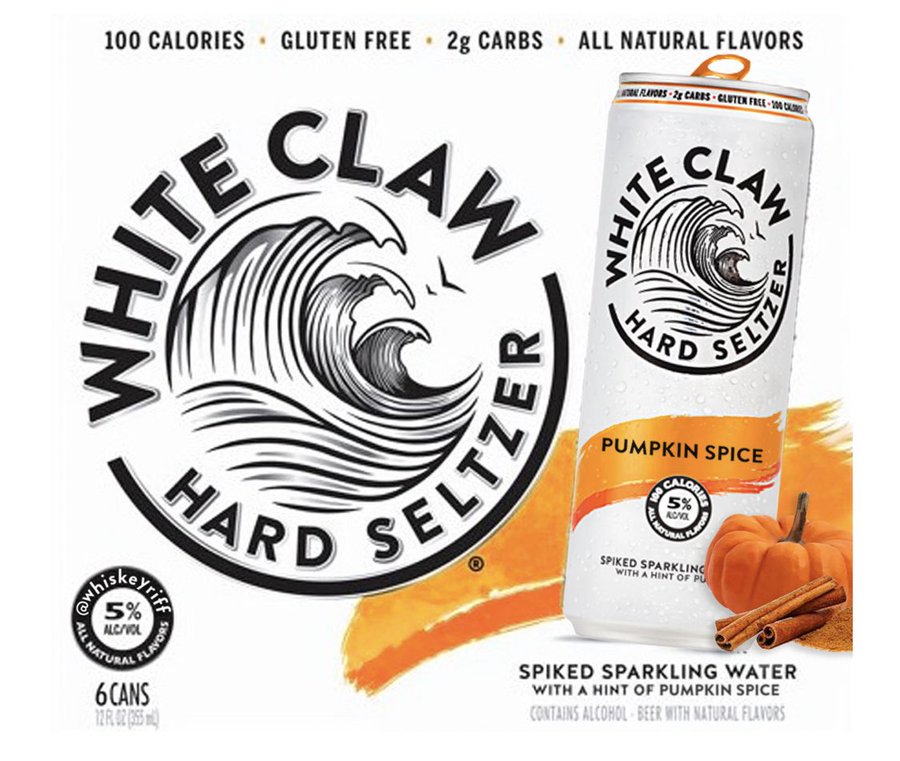 white claws black cherry - 100 Calories Gluten Free 28 Carbs. All Natural Flavors Su Ranous 24 Cares. Eluten Free 400 Walke, Claw Clam White Hard Pumpkin Spice Seltzer Har Ooh 5% Rivo Spiked Sparkling With A Hint Of Pu 7814 Mb keyrifs All Natu Lavors 6 Ca