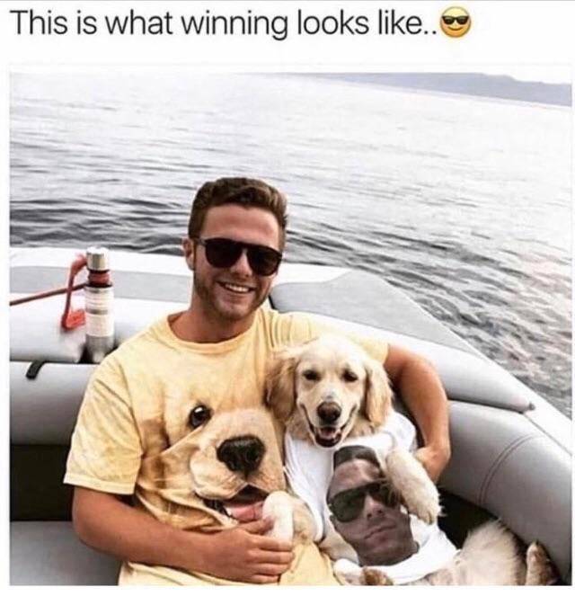 Dog - This is what winning looks ..