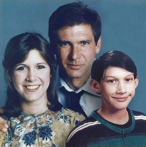 funny random pics - han solo family portrait