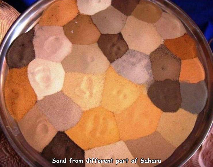 different color sands of the sahara desert - Sand from different part of Sahara