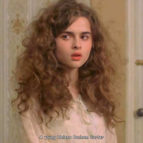 Helena Bonham Carter - A young Helena Bonham Carter