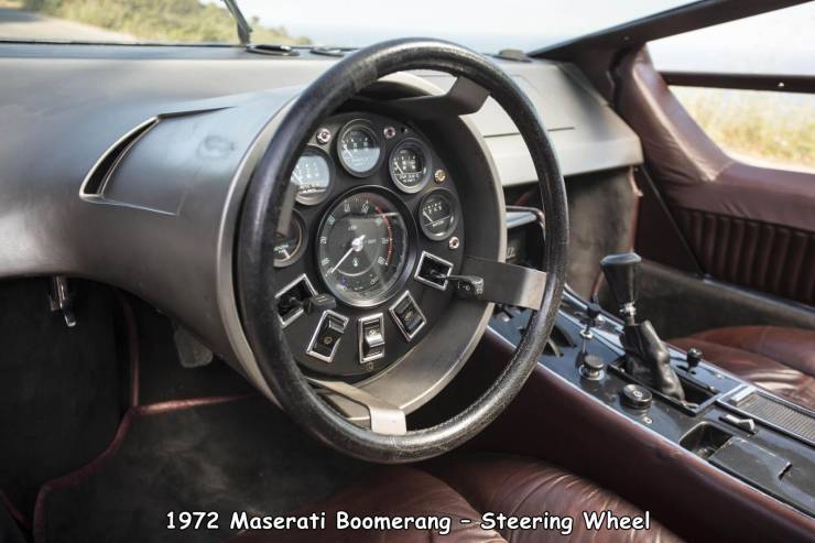 random pics - maserati boomerang - 1972 Maserati Boomerang Steering Wheel