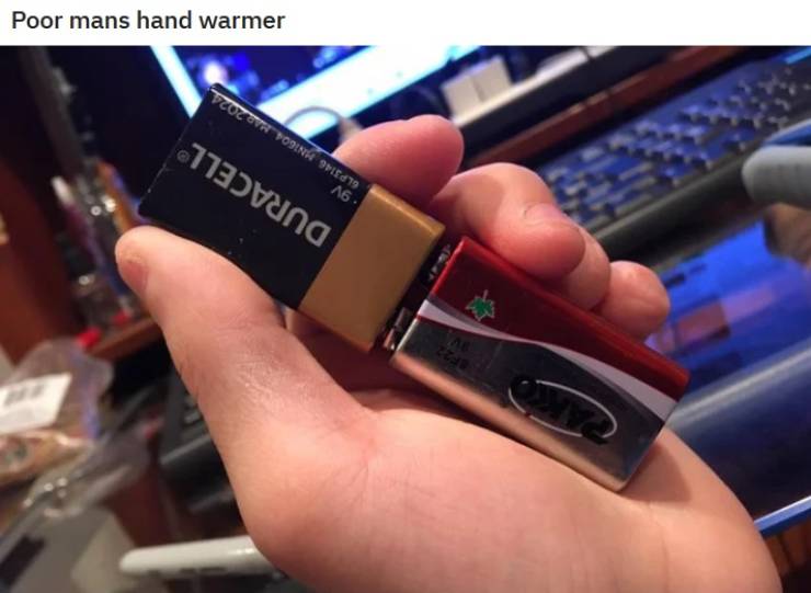 funny memes and pics - electronics - Poor mans hand warmer Vtocet 1096 SVIEST9 16