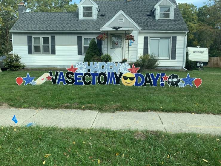 yard - Aven Hady Vasectomy Days Honk!