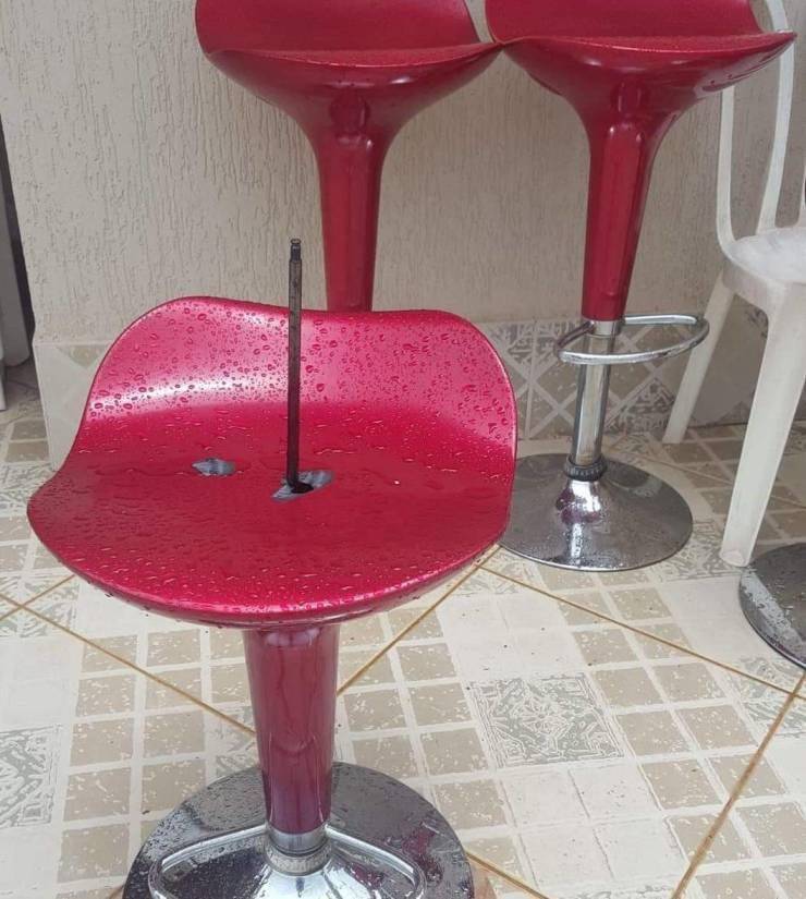 dangerous stool chair