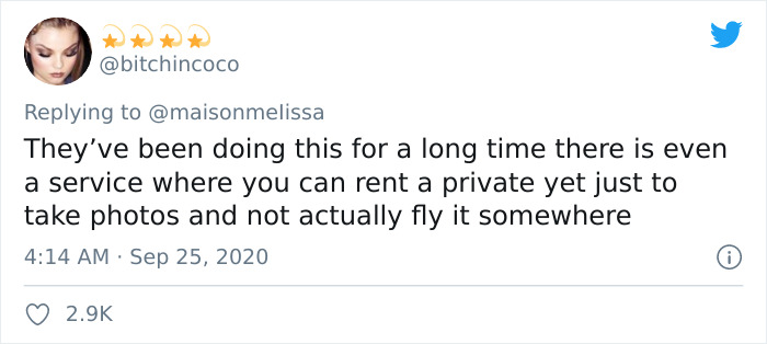 maybe she doesnt hit you - They've been doing this for a long time there is even a service where you can rent a private yet just to take photos and not actually fly it somewhere